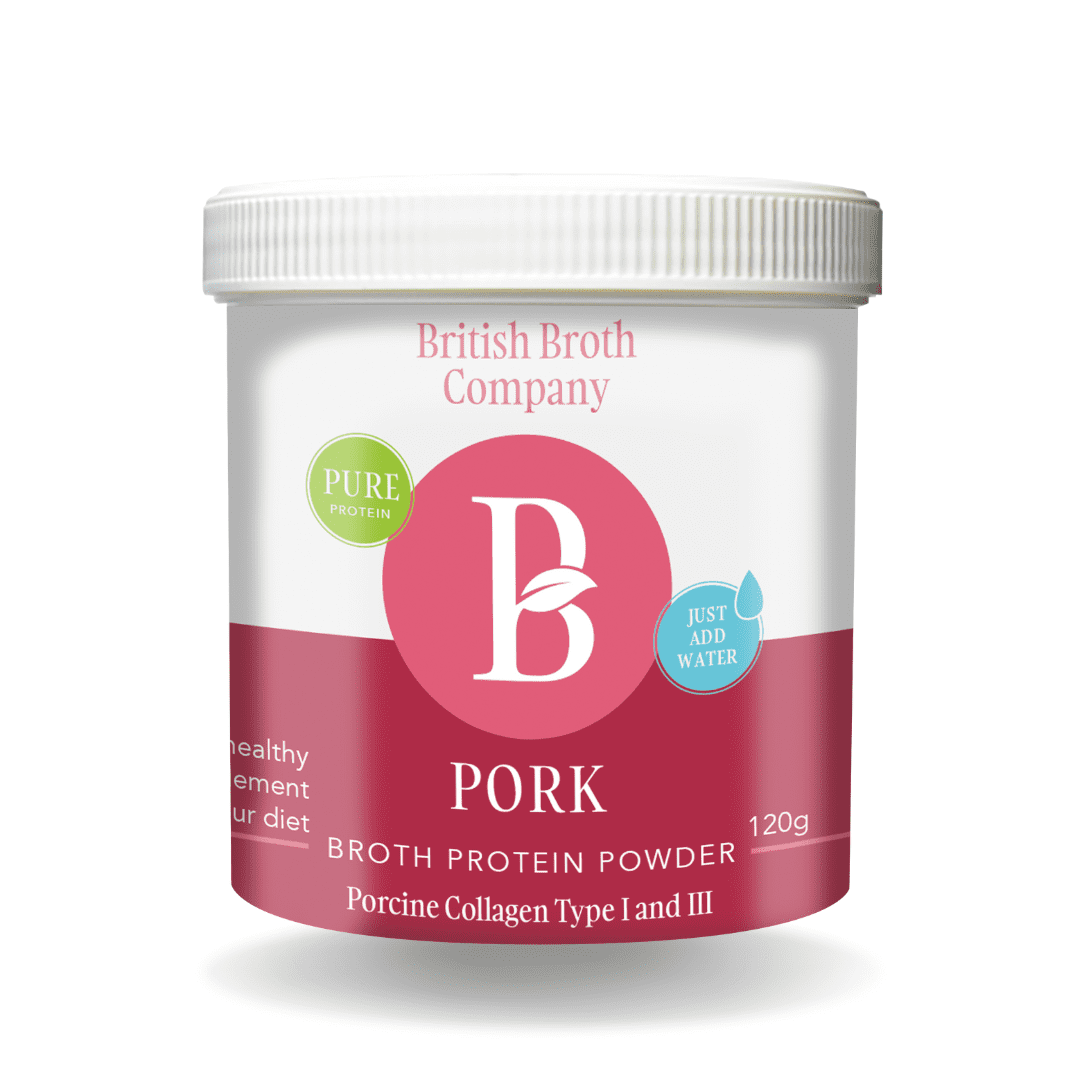 dehydrated pork broth hero image Pork Broth | 120g pot and scoop - Image 1