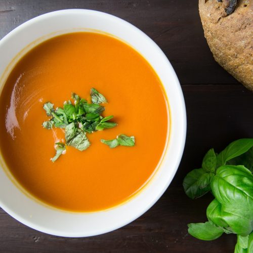 Spicy Pumpkin & Carrot Bone Broth Soup