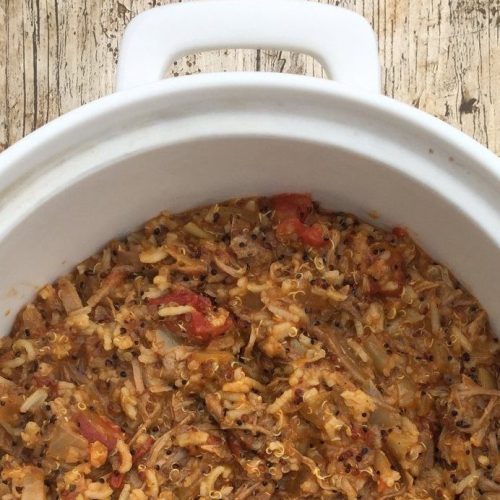 Turkey Biryani with Broth