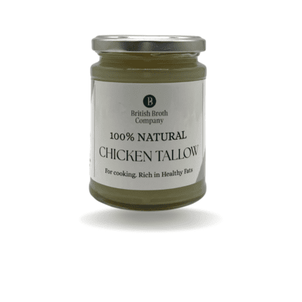 Roast Chicken with Chicken Tallow and Broth Seasoning