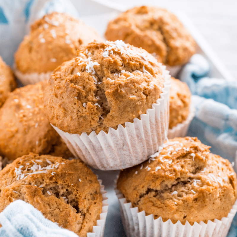 Banana Almond Cakes