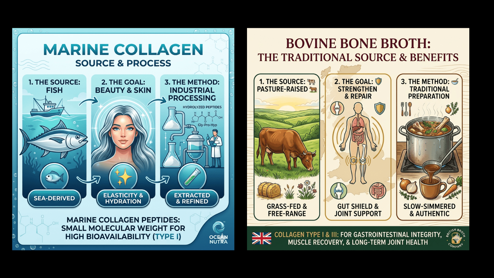 Bovine or Marine? The Truth About Your Collagen Source